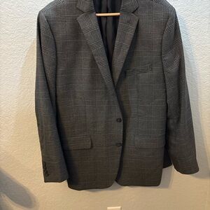APT.9 Essentials Gray Plaid Men's Blazer Slim Fit
